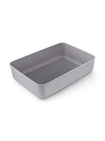 Ящик для зберігання з кришкою пластиковий сірий MBM HOME модель FH-12/FH-16 GRAY Фото