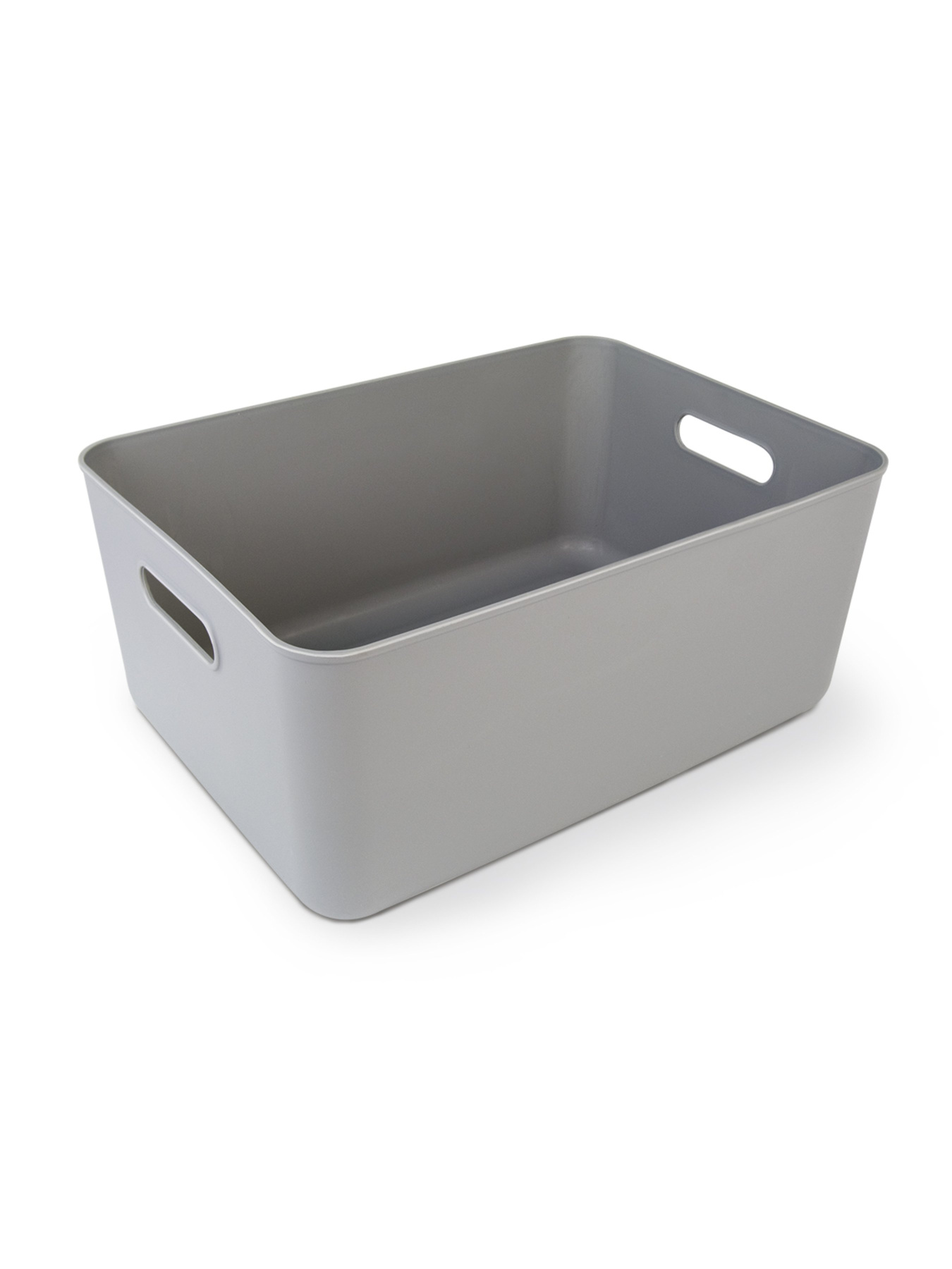 Ящик для зберігання з кришкою пластиковий сірий MBM HOME модель FH-13/FH-16 GRAY Фото