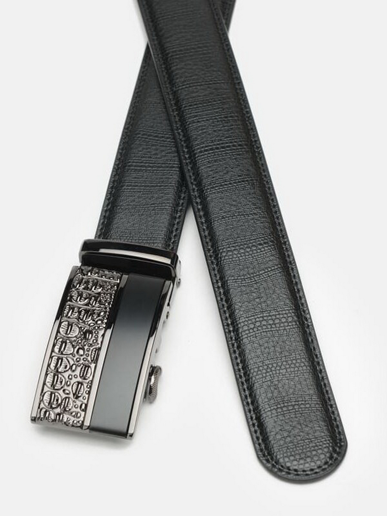 Ремень Borsa Leather модель CV1654-2-black Фото