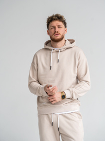 Мужской спортивный костюм с худи ROVER 23 Бежевый модель 520-23 Фото