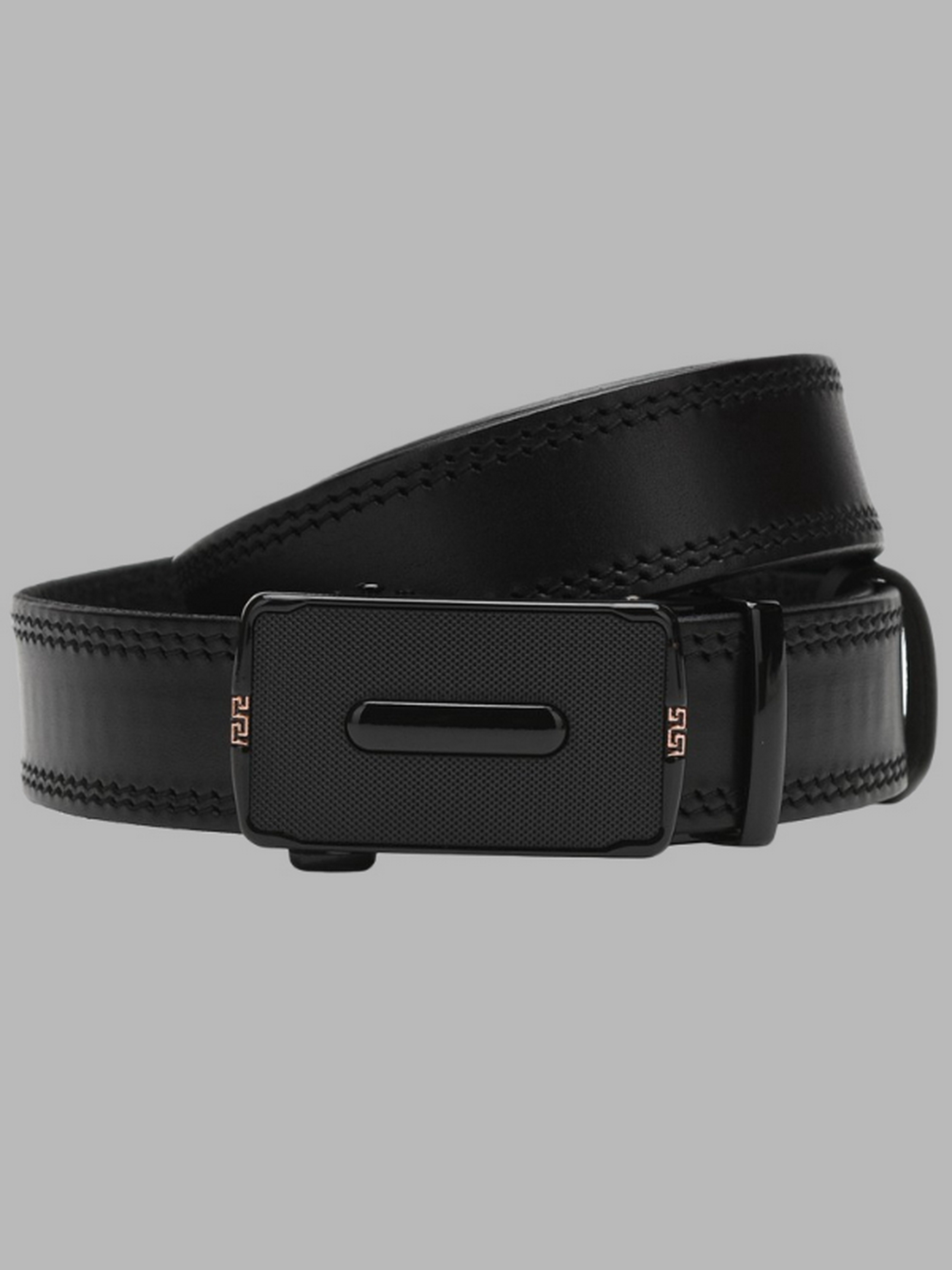 Borsa Leather Ремінь (Cv1gnn24) Чоловіче, колір - Чорний, матеріал - Шкіра Borsa Leather - купити в Україні
