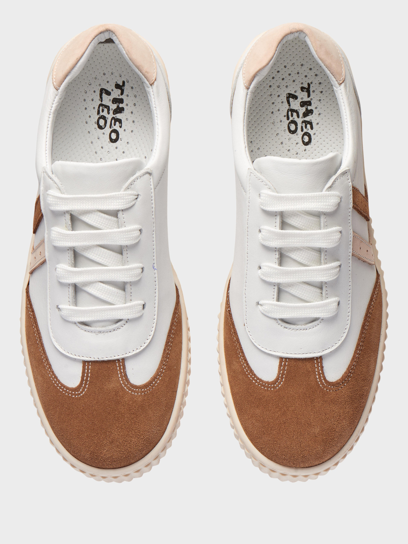 Кеды низкие Theo Leo модель LEO-2423 WH Фото