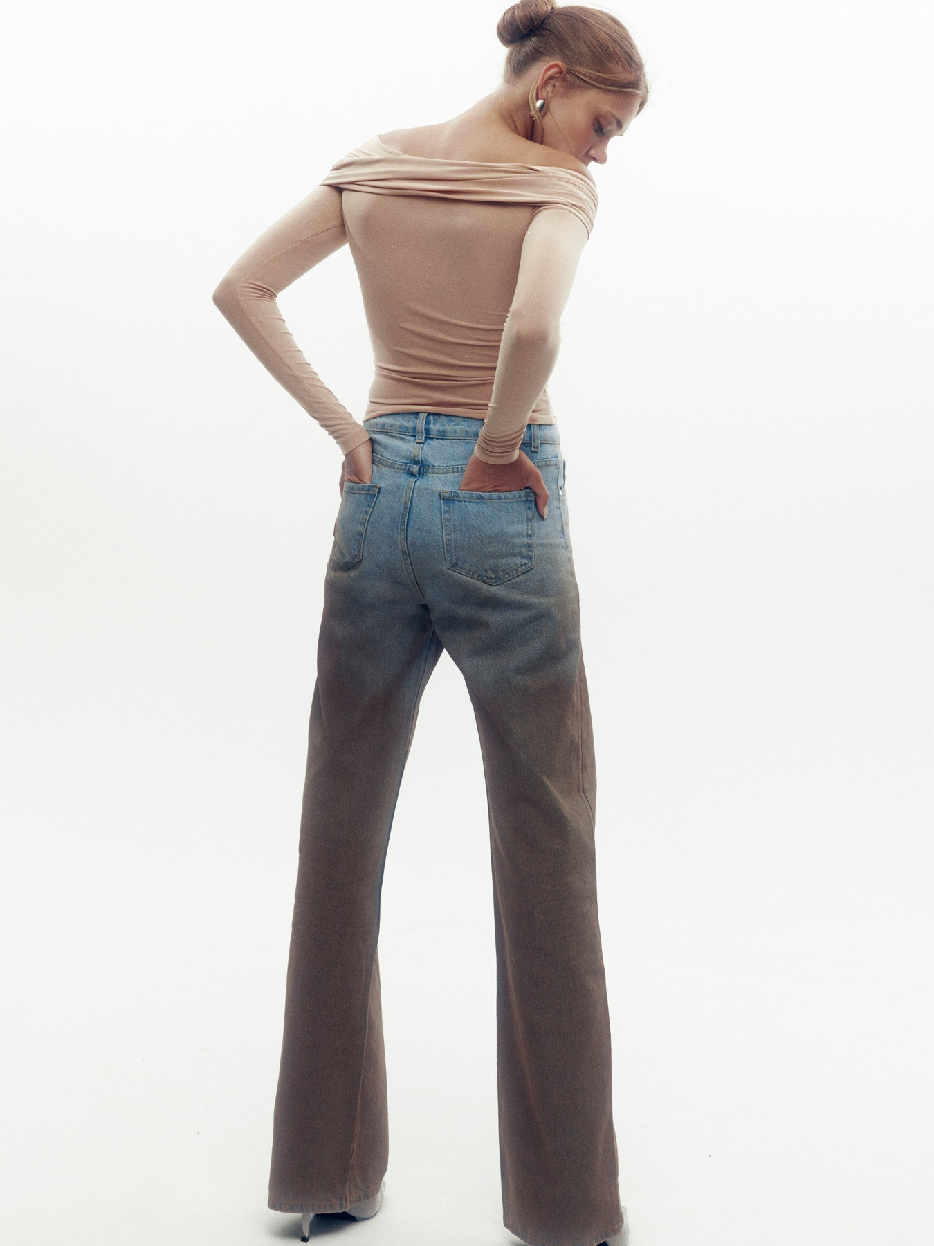 Широкі джинси Gepur модель 47141 Фото