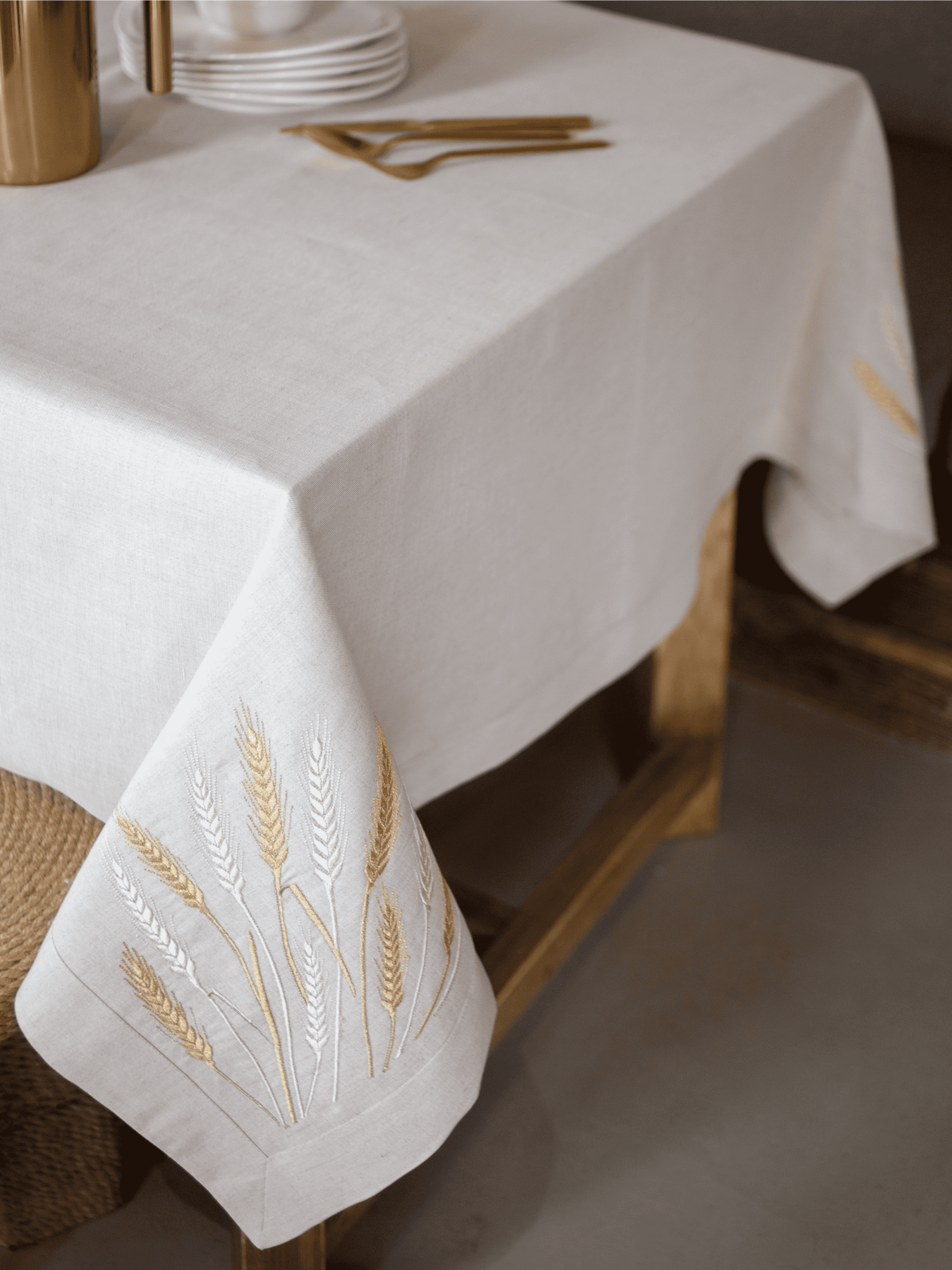 Скатертина "Пшеничне Поле" Едельвіка модель 04-23-00 Фото