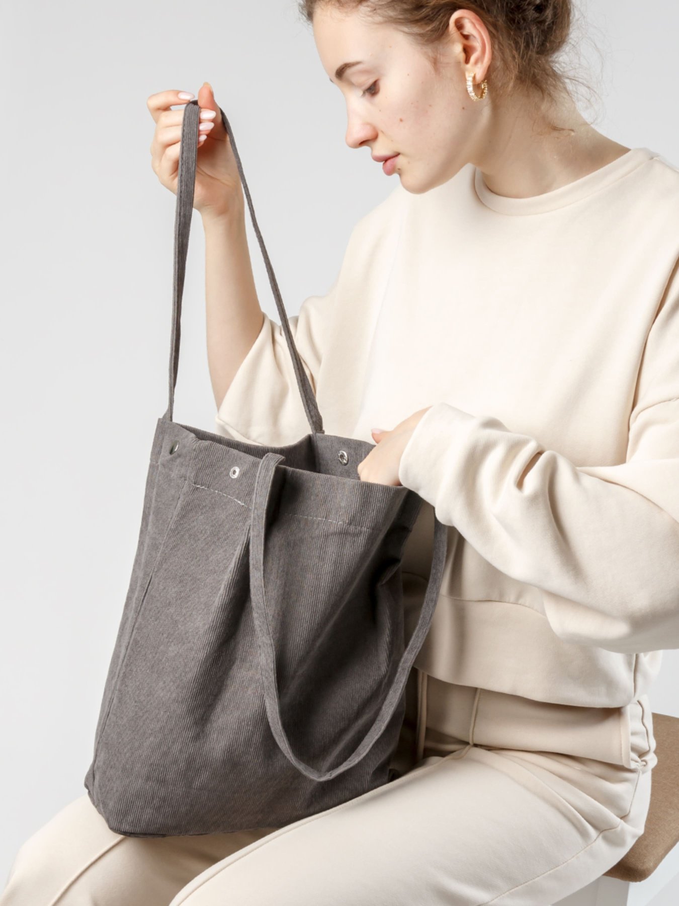 Шопер MBM HOME модель MH-37 GRAY Шопер MBM HOME модель MH-37 GRAY Фото