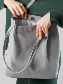 Шоппер MBM MY HOME модель MH-37 LIGHT GRAY Фото