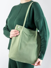 Шопер MBM HOME модель MH-37 OLIVE Фото