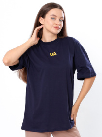 Футболка Носи своє модель 8393-ukraine-chornilxno-sinj Фото