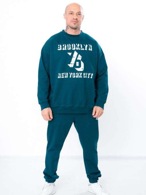 Повседневный костюм Носи своє модель 8382-057-33-temno-smaragdovij Фото