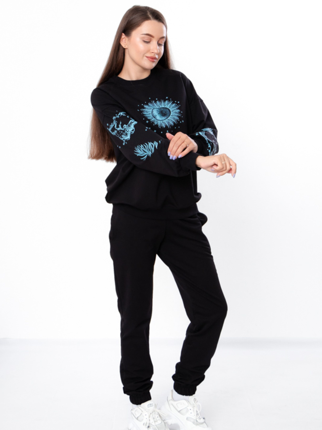 Повсякденний костюм Носи своє модель 8410-057-33-chornij Фото