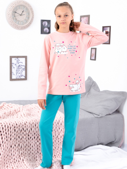 Піжама Носи своє модель 6076-023-33-2-svtlo-persikovij-ovechki Фото