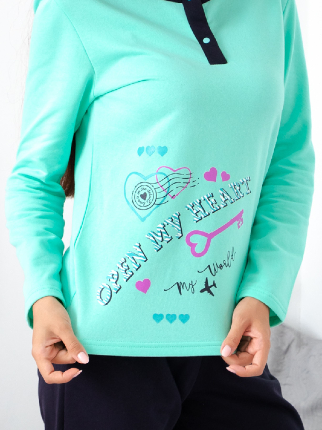 Пижама Носи своє модель 8240-023-33-svtla-m-qta-love Фото