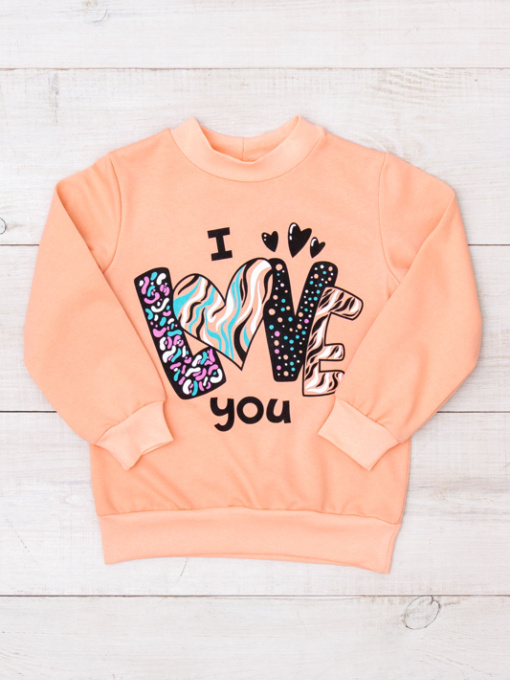 Свитшот Носи своє модель 6069-023-33-5-persik-love Фото