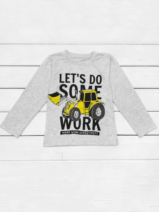 Лонгслив Dexter’s модель ExcavatorGrayTSHRTBDXT Фото