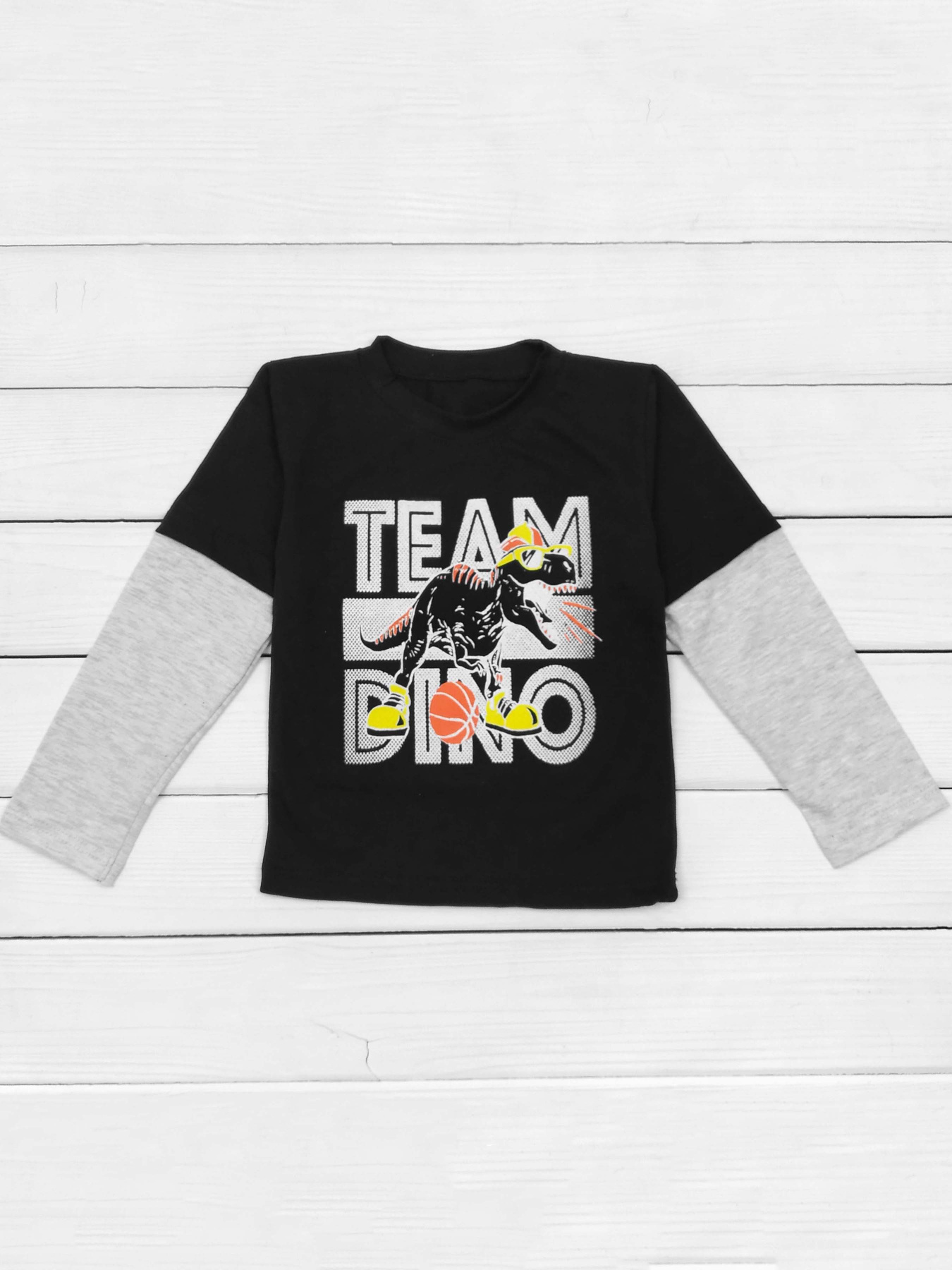 Лонгслів Dexter’s модель DinoTeamBlackGrayTSHRTBDXT Фото