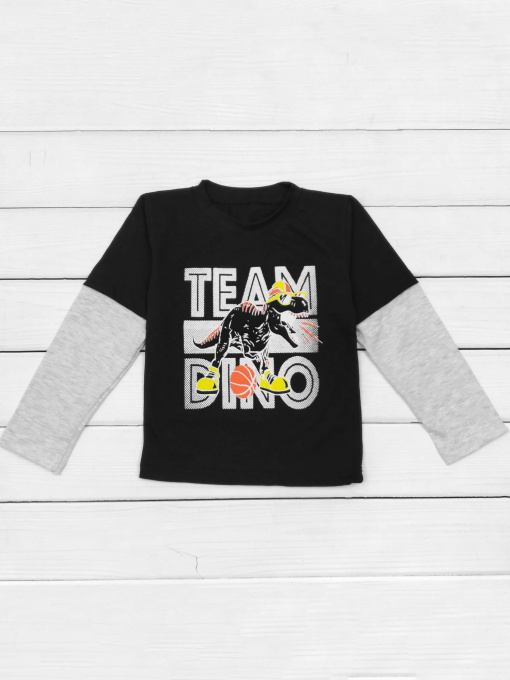 Лонгслів Dexter’s модель DinoTeamBlackGrayTSHRTBDXT Фото