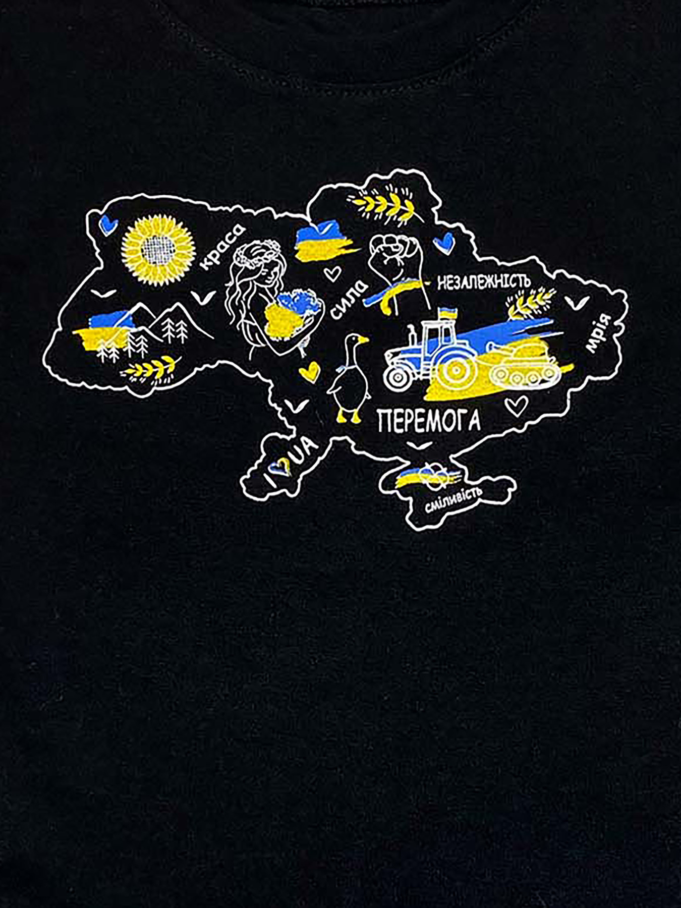 Футболка Dexter’s модель UkraineBlackTSHRTBDXT Фото