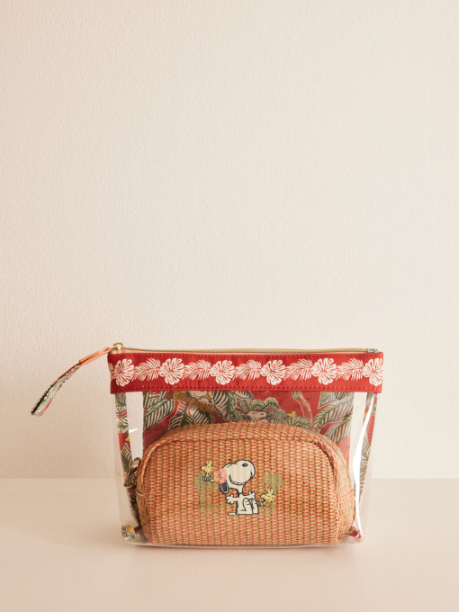 Набір із 3 косметичок Snoopy з тропічним принтом Women'secret модель 4848781-98 Фото