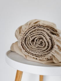 Комплект постільної білизни лате з вишитими гілками Cozy модель 8048805 Фото