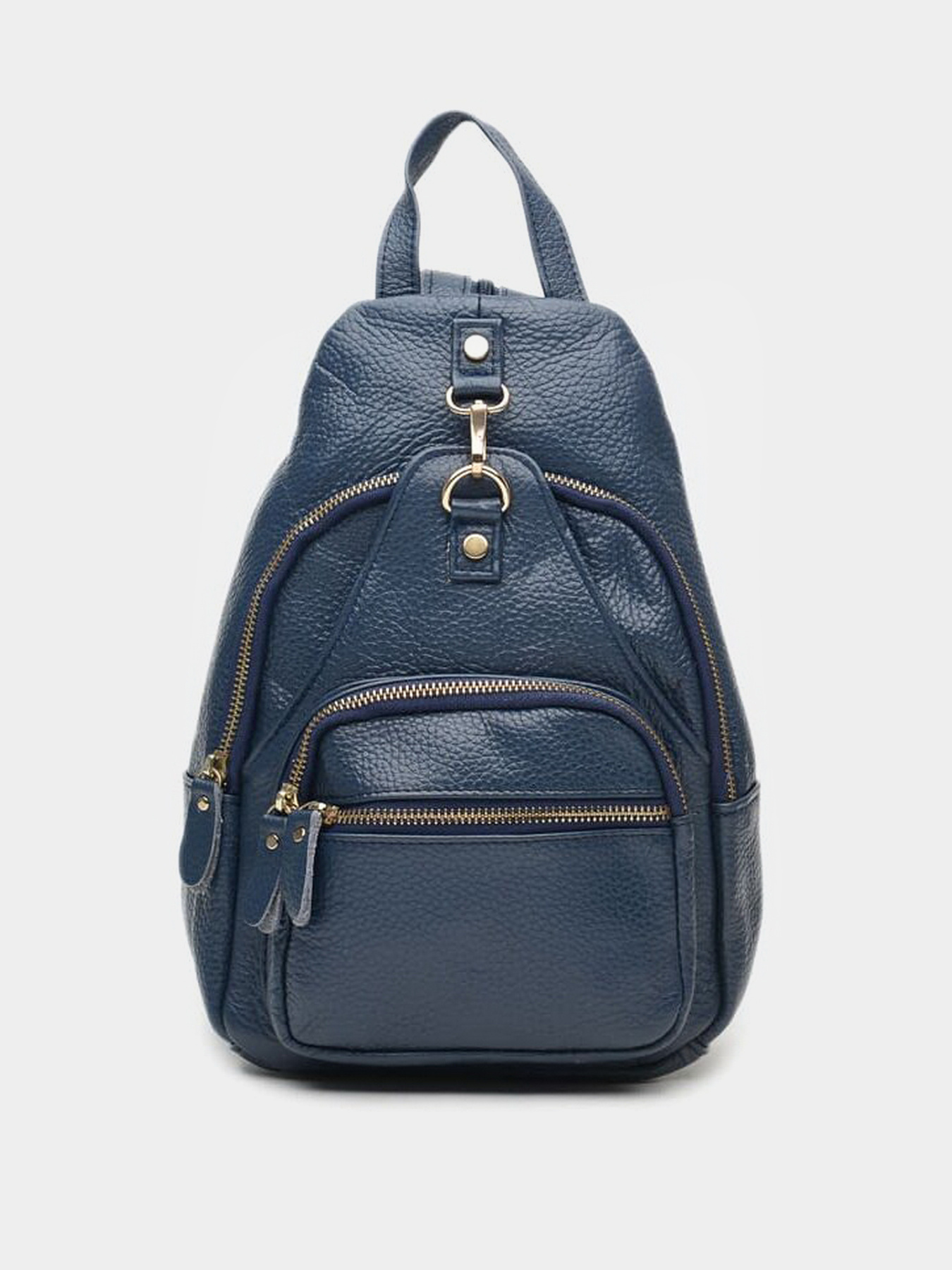 Рюкзак Borsa Leather модель K1162-blue Фото