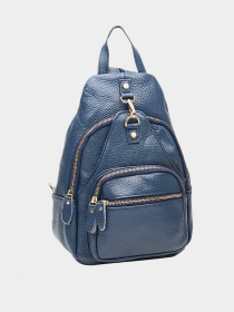 Рюкзак Borsa Leather модель K1162-blue Фото