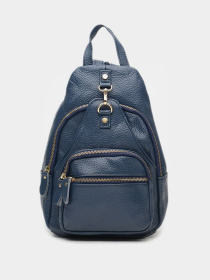 Рюкзак Borsa Leather модель K1162-blue Фото