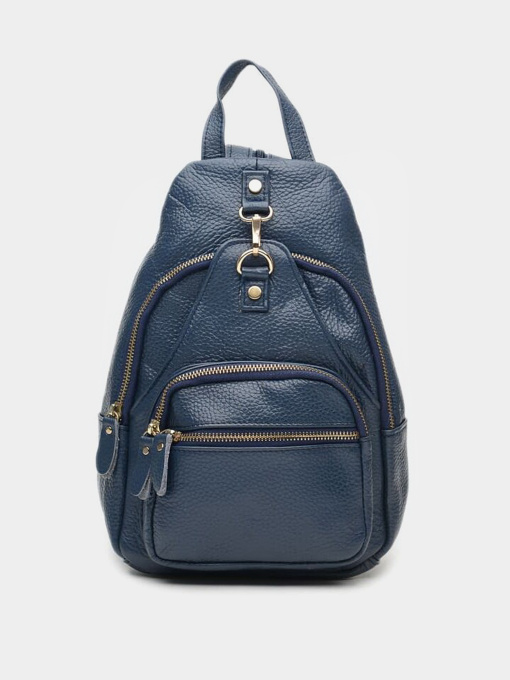 Повсякденний рюкзак Borsa Leather модель K1162-blue Фото