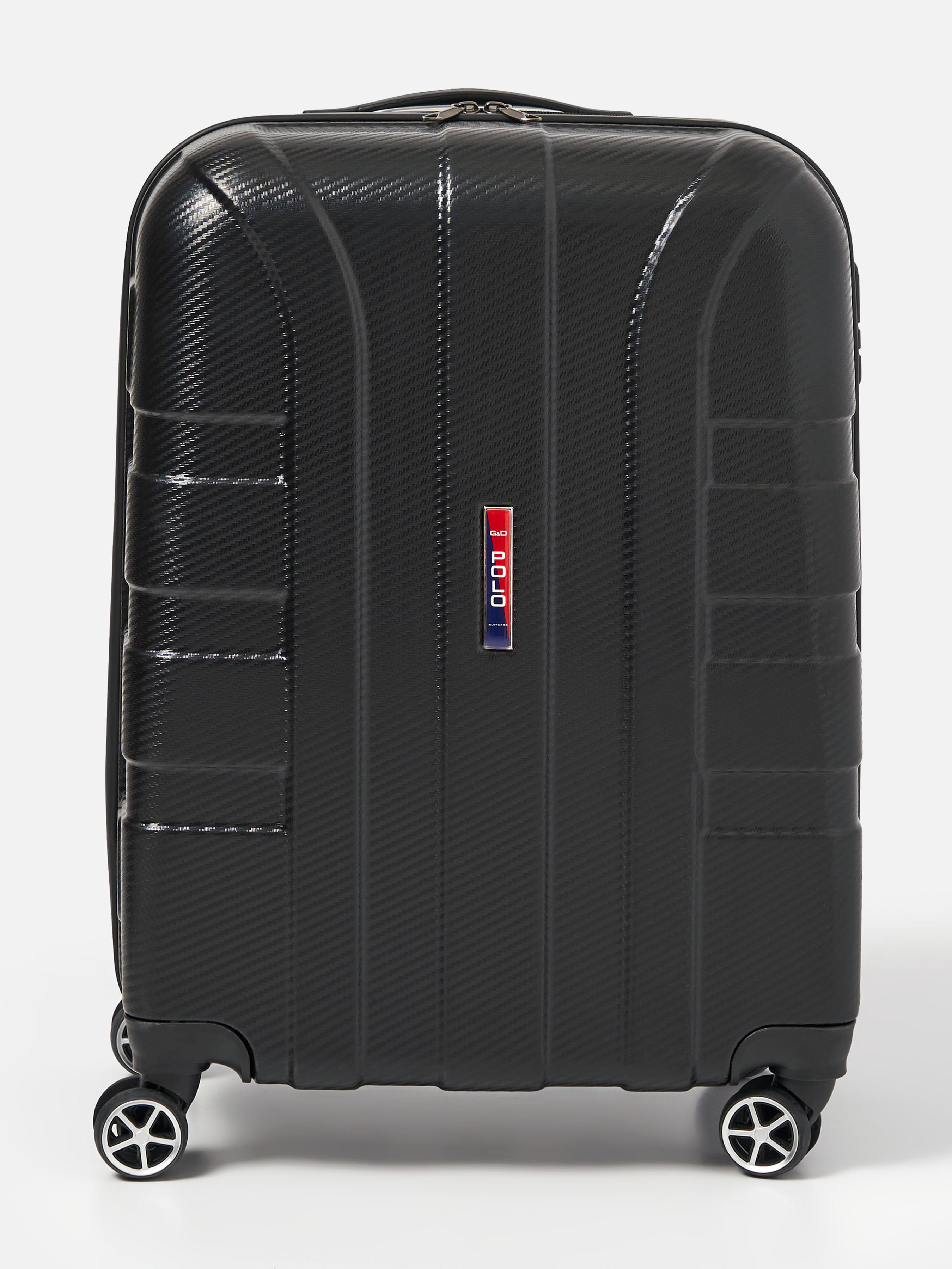 Ricco Grande Валіза (T1ABS550black-XL) Унісекс колір - Чорний матеріал - ABS пластик