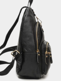 Рюкзак Borsa Leather модель K1162-black Фото