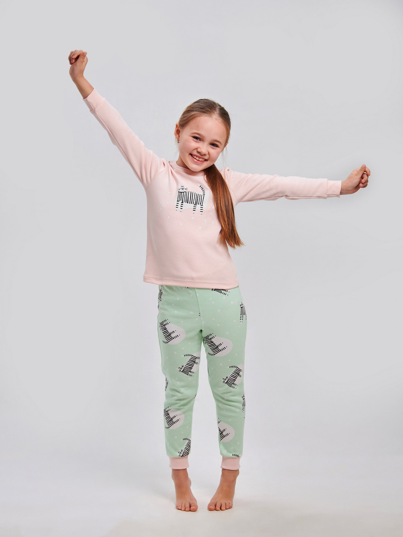 Пижама SMIL модель smil_104539-bledno-rozovyj Фото