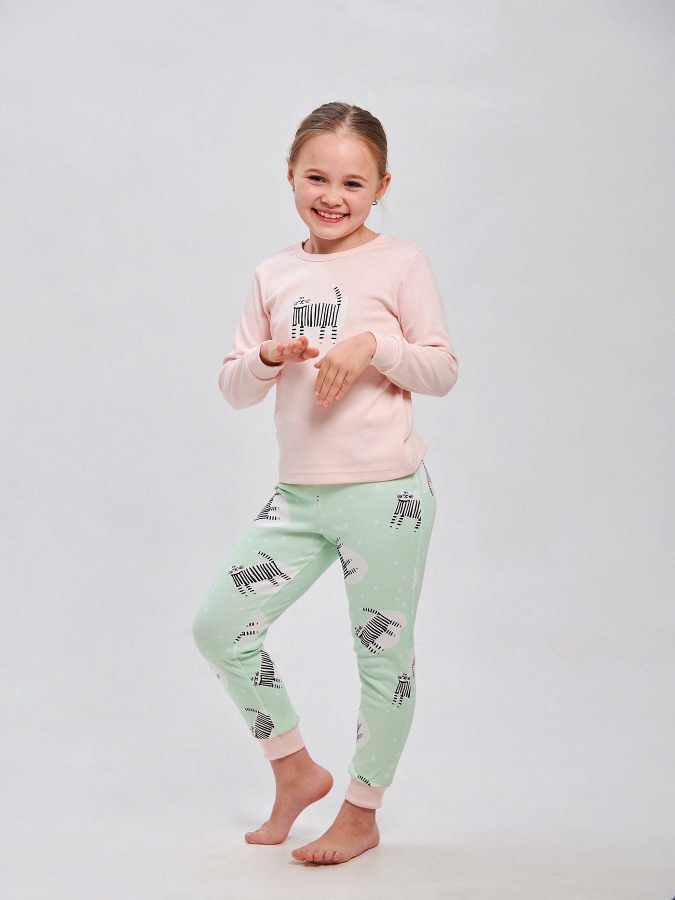 Пижама SMIL модель smil_104539-bledno-rozovyj Фото