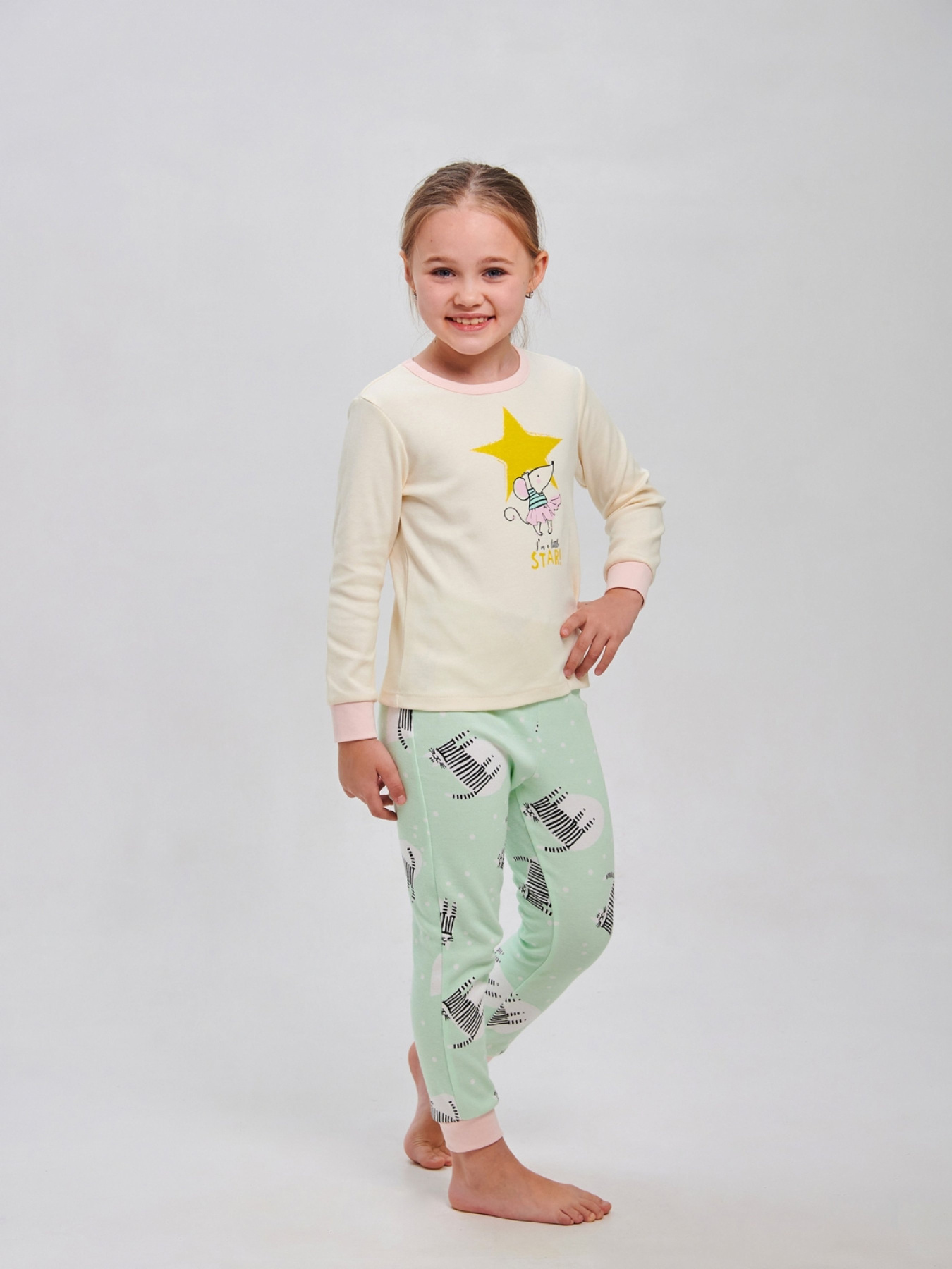 Пижама SMIL модель smil_104539-molocnyj Фото