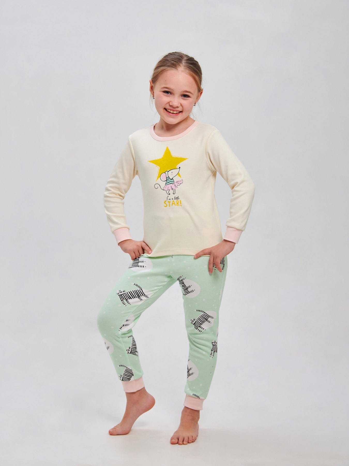 Піжама SMIL модель smil_104539-molocnyj Фото