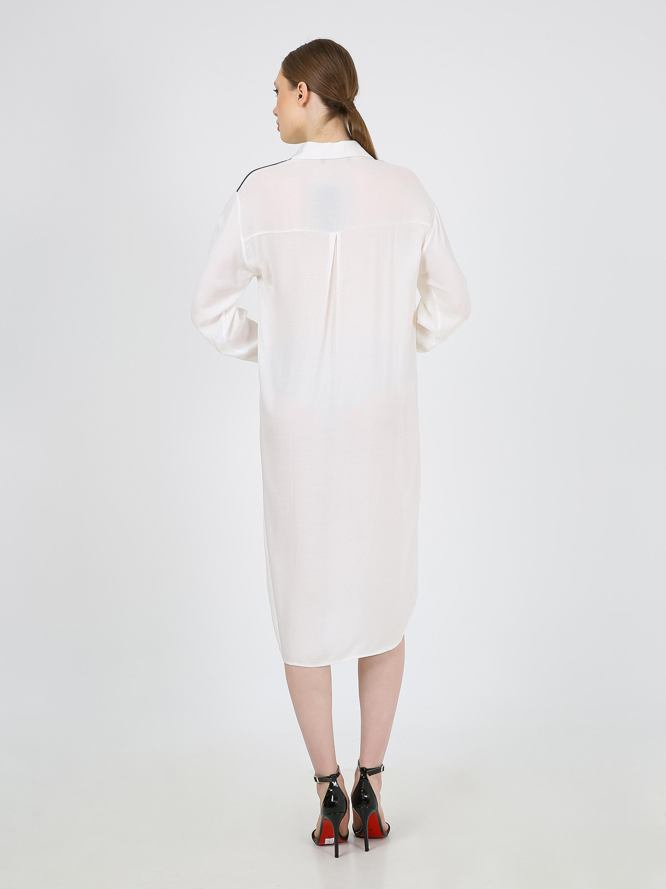 Платье миди Casalini модель 232-CA-1999-3_белый Фото