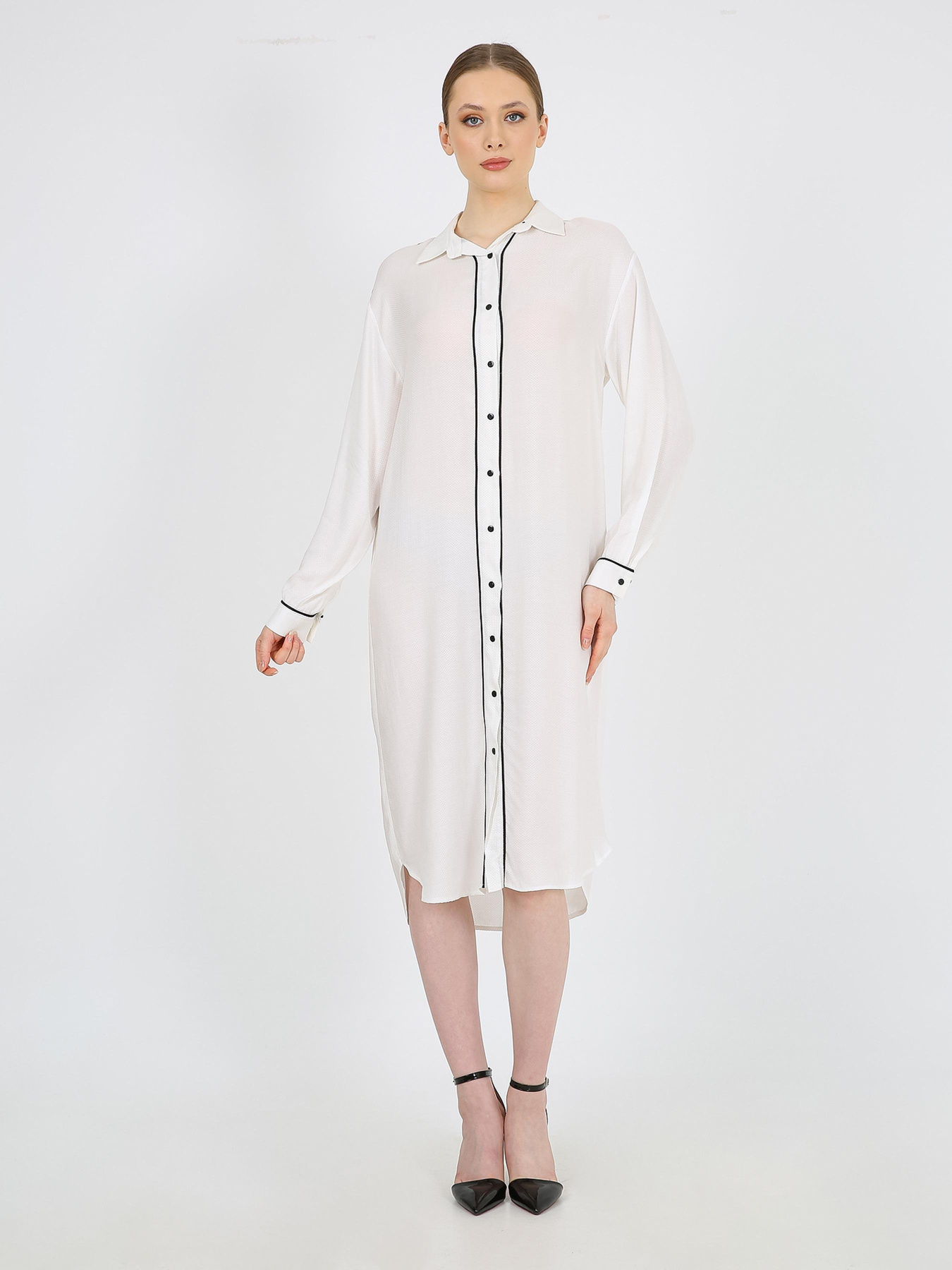 Платье миди Casalini модель 232-CA-1999-3_белый Фото