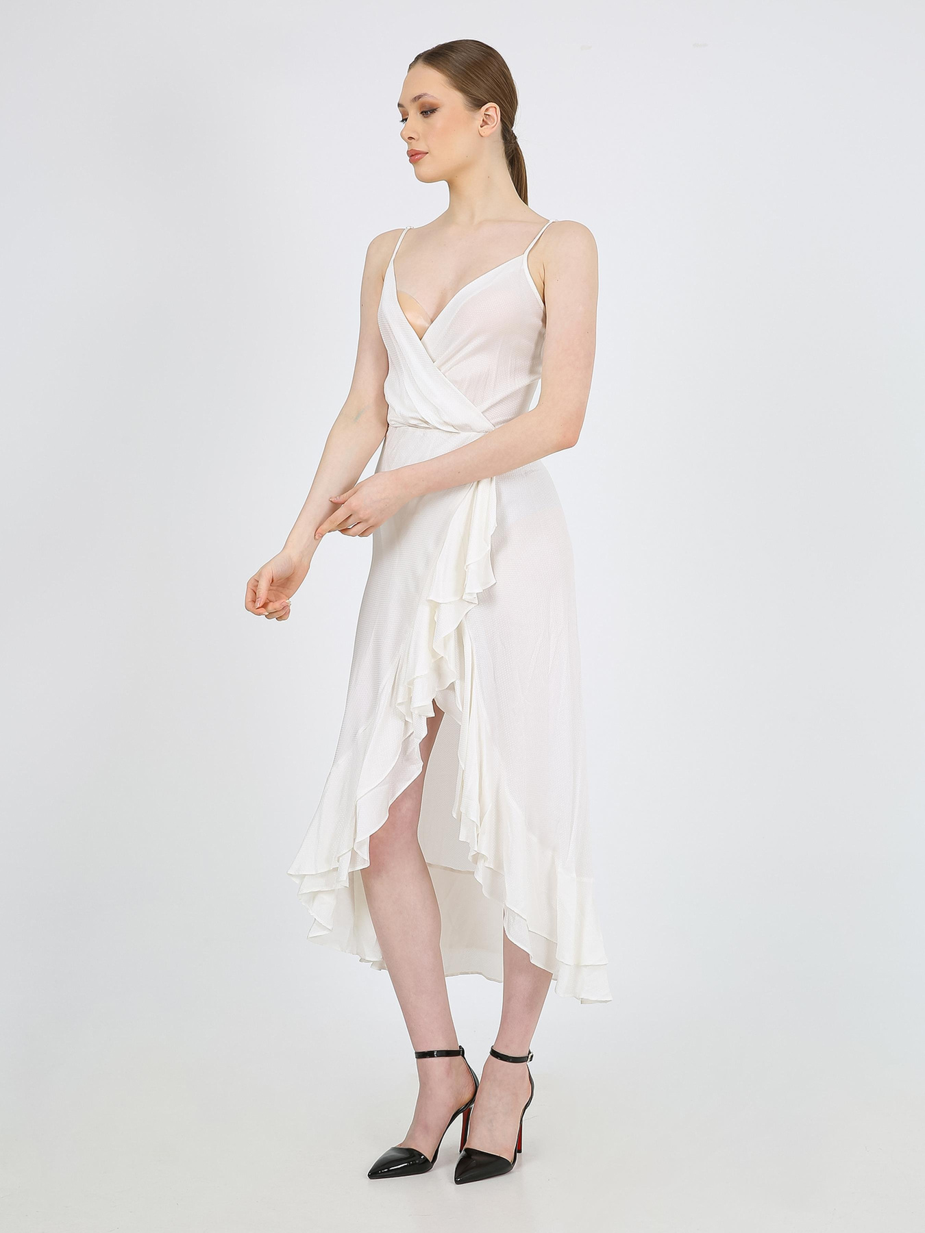 Платье миди Casalini модель 232-CA-1999-6_белый Фото