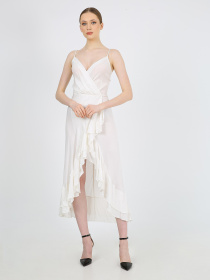 Платье миди Casalini модель 232-CA-1999-6_белый Фото