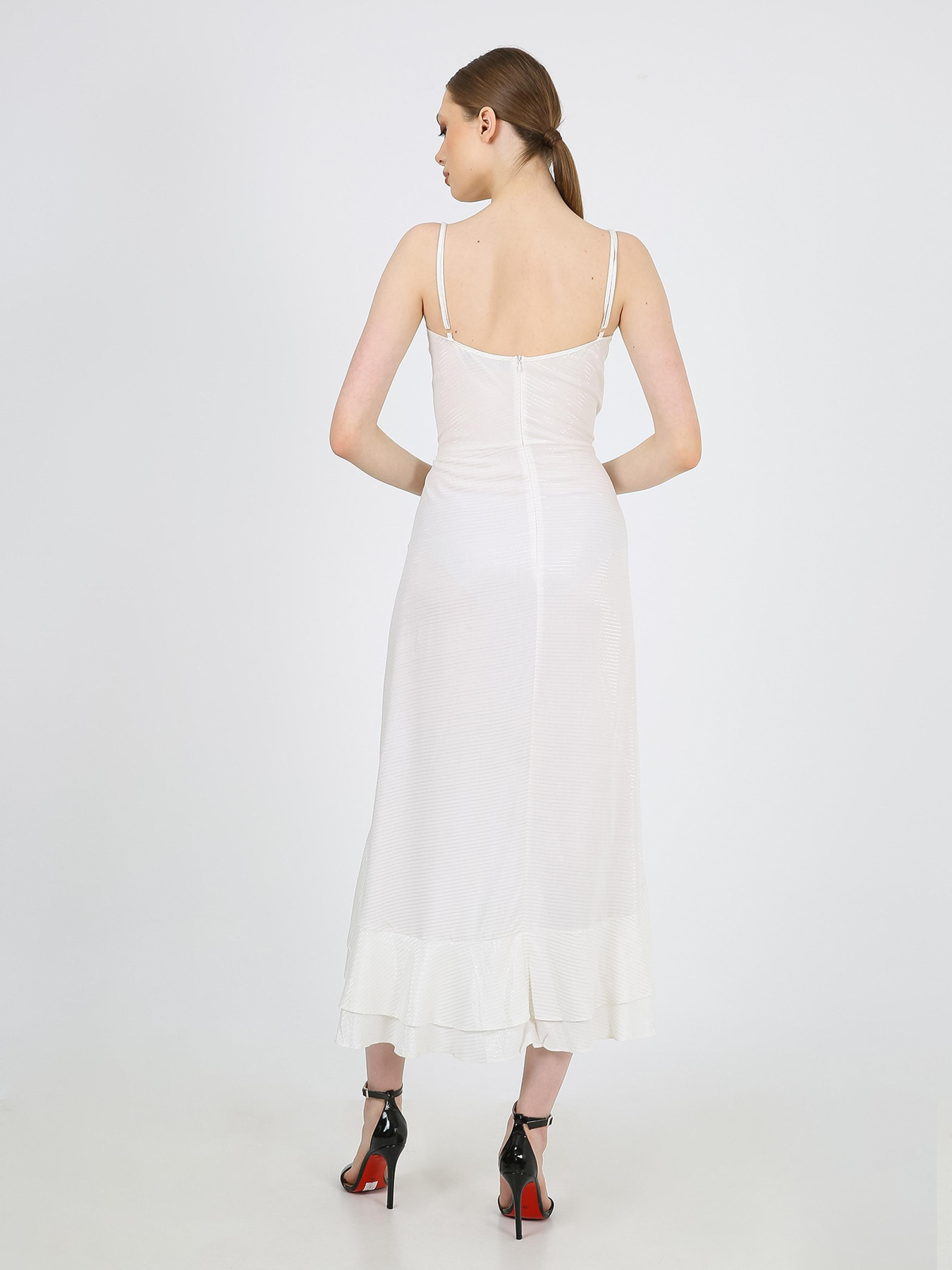 Сукня міді Casalini модель 232-CA-1999-6_бело_серый Фото