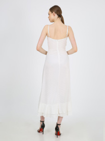 Сукня міді Casalini модель 232-CA-1999-6_бело_серый Фото