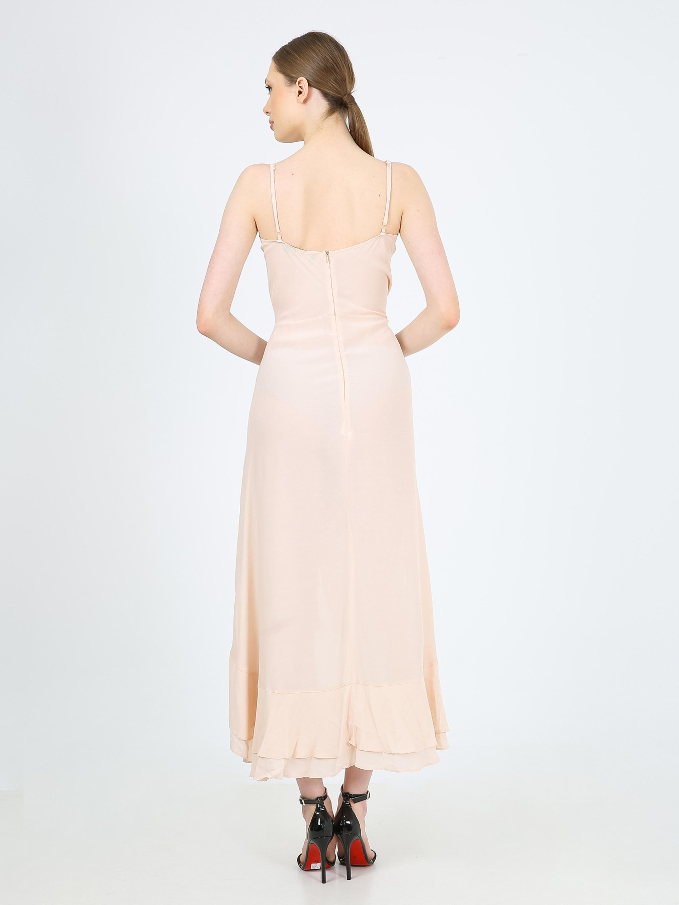 Платье миди Casalini модель 232-CA-1999-6_пудра Фото