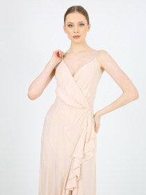 Платье миди Casalini модель 232-CA-1999-6_пудра Фото