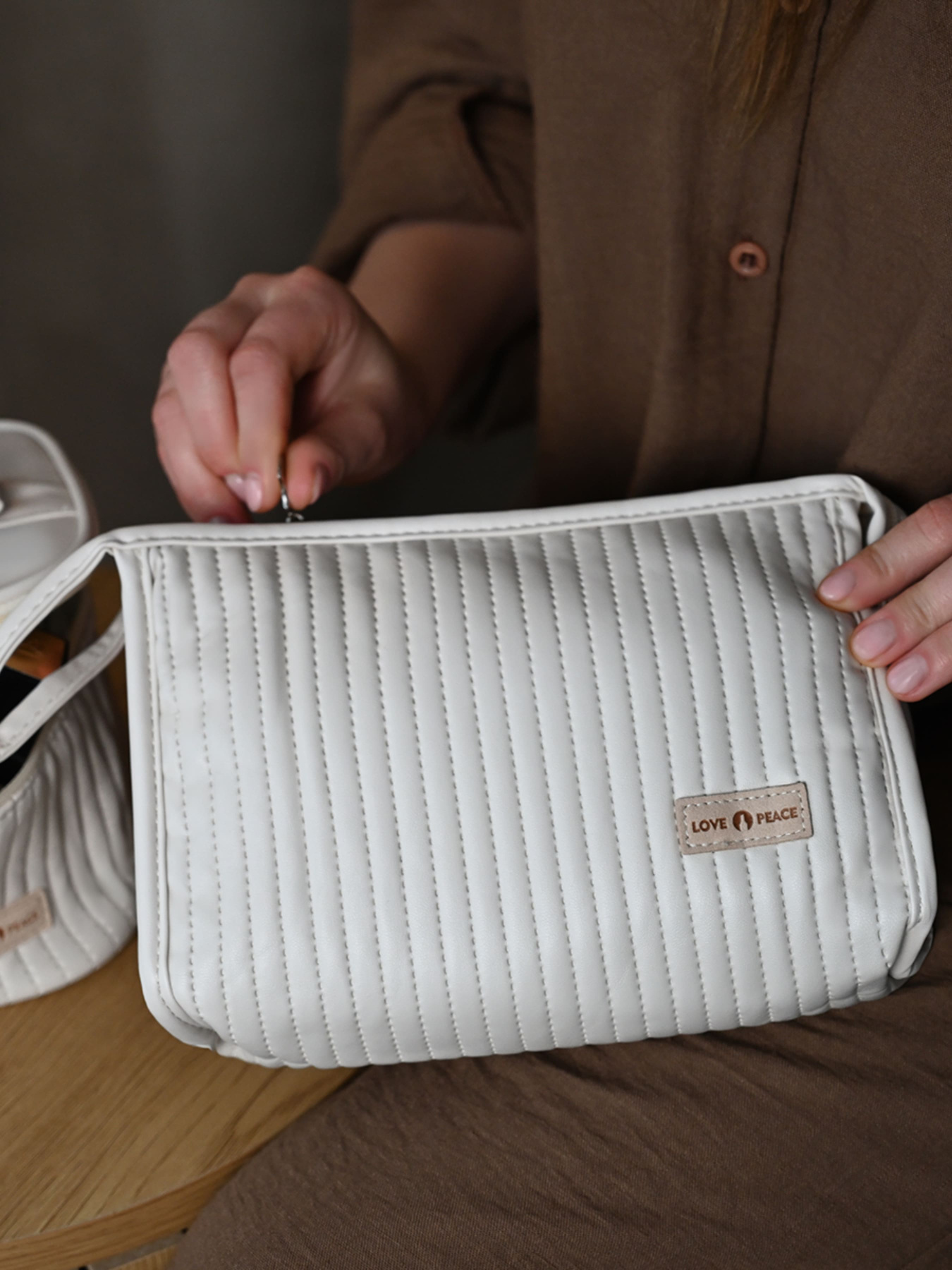 Косметичка MBM HOME модель TH-20 BEIGE Фото