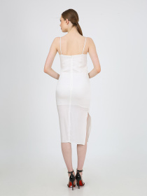 Сукня міді Casalini модель 232-CA-1999-7_белый Фото
