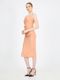 Платье миди Casalini модель 232-CA-1999-7_пудра Фото