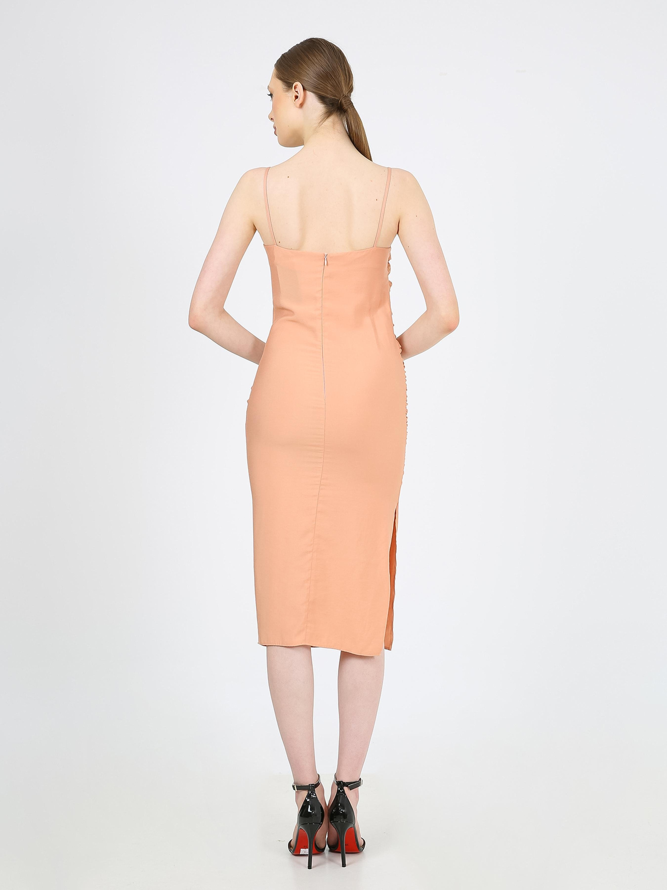 Платье миди Casalini модель 232-CA-1999-7_пудра Фото