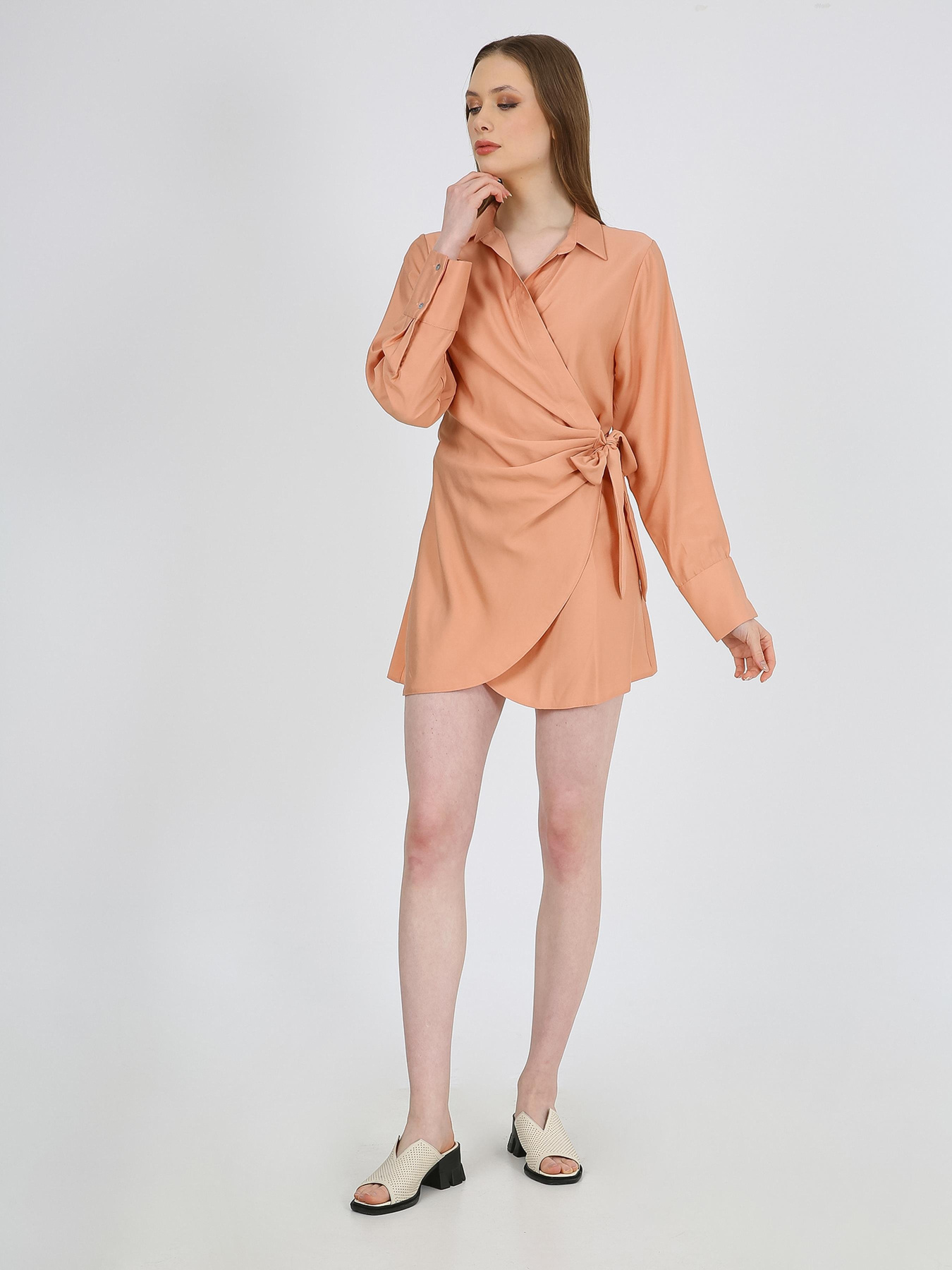 Сукня міні Casalini модель 232-CA-1999-8_пудра Сукня міні Casalini модель 232-CA-1999-8_пудра Фото