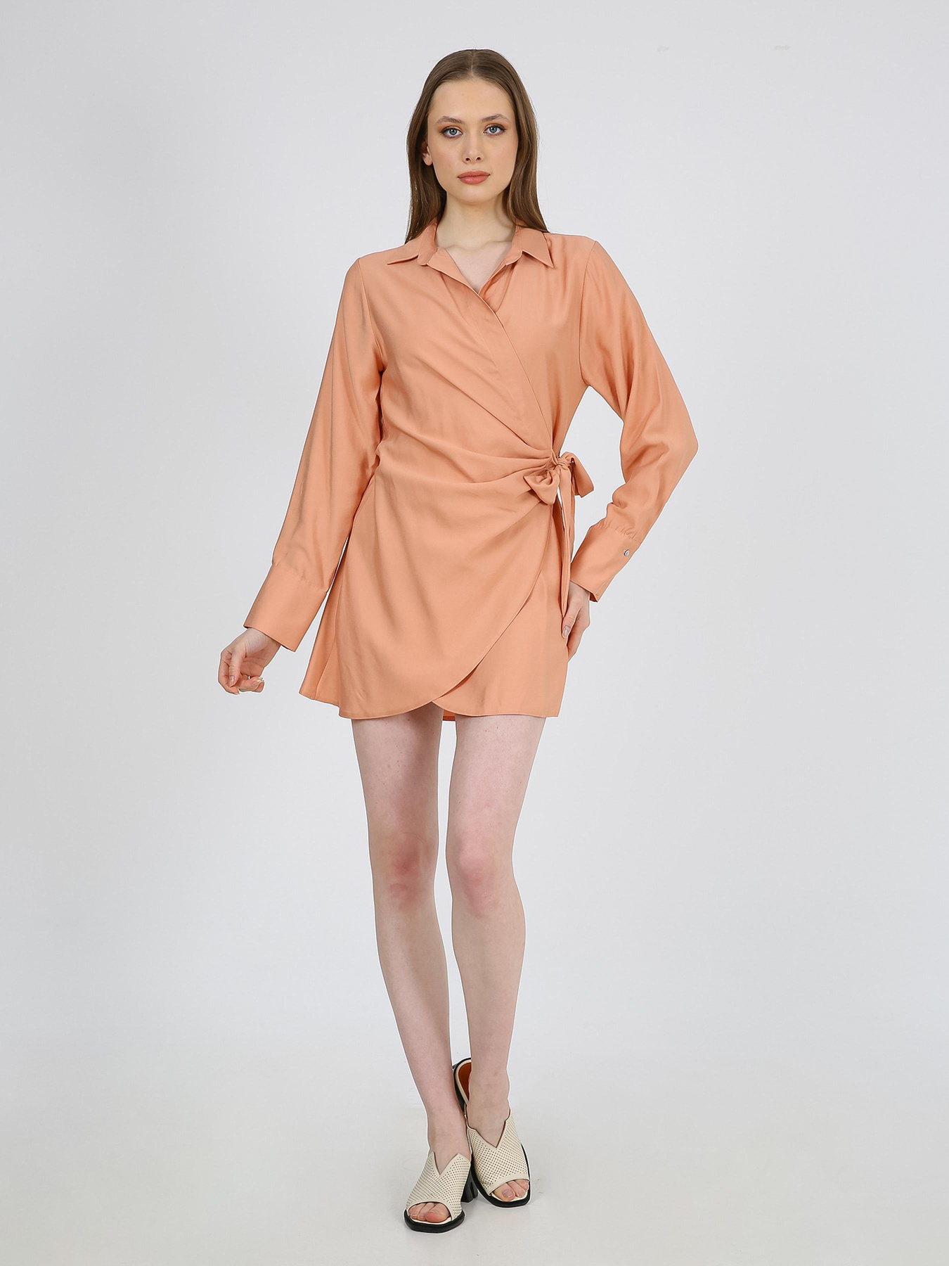 Сукня міні Casalini модель 232-CA-1999-8_пудра Сукня міні Casalini модель 232-CA-1999-8_пудра Фото