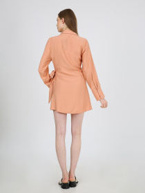 Сукня міні Casalini модель 232-CA-1999-8_пудра Сукня міні Casalini модель 232-CA-1999-8_пудра Фото