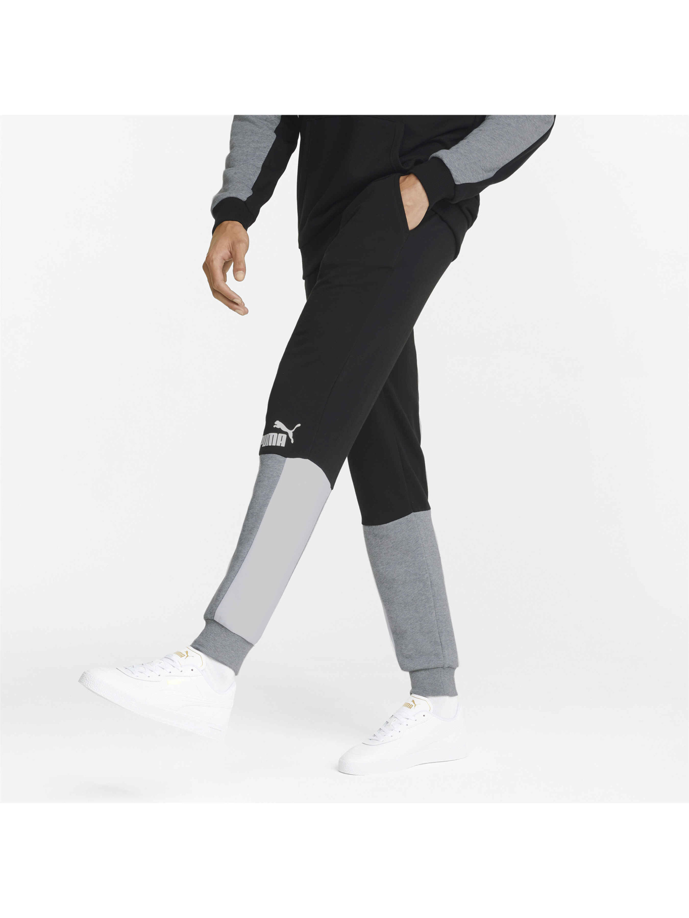 Джоггеры PUMA Ess+ Block Sweatpants модель 848007 Фото