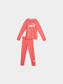 Спортивный костюм PUMA Logo Crew & Leggings Set модель 671041 Фото